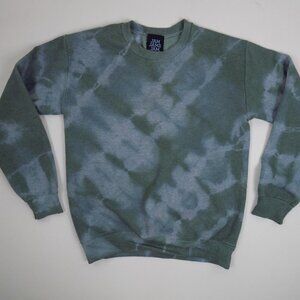 vintage dyed crewneck pullover sweater ombre